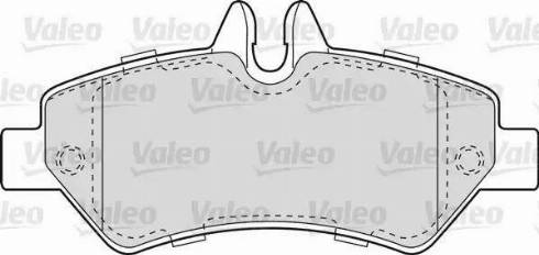 Valeo 541728 - Тормозные колодки, дисковые, комплект autosila-amz.com