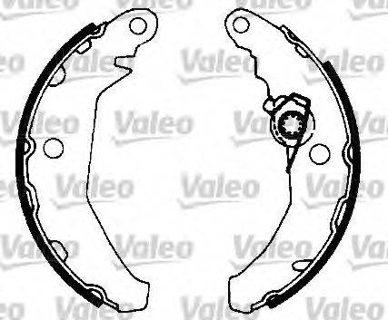 Valeo 554687 - Комплект тормозных колодок, барабанные autosila-amz.com