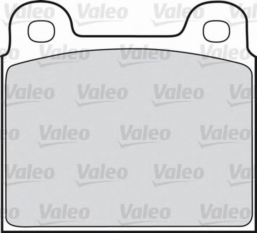 Valeo 551 427 - Тормозные колодки, дисковые, комплект autosila-amz.com