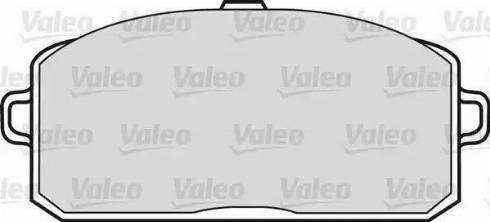 Valeo 551504 - Тормозные колодки, дисковые, комплект autosila-amz.com