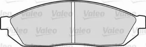 Valeo 598223 - Тормозные колодки, дисковые, комплект autosila-amz.com