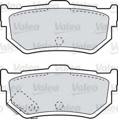 Valeo 551695 - Тормозные колодки, дисковые, комплект autosila-amz.com