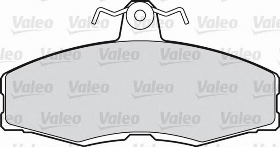 Valeo 551665 - Тормозные колодки, дисковые, комплект autosila-amz.com