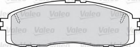 Valeo 551600 - Тормозные колодки, дисковые, комплект autosila-amz.com