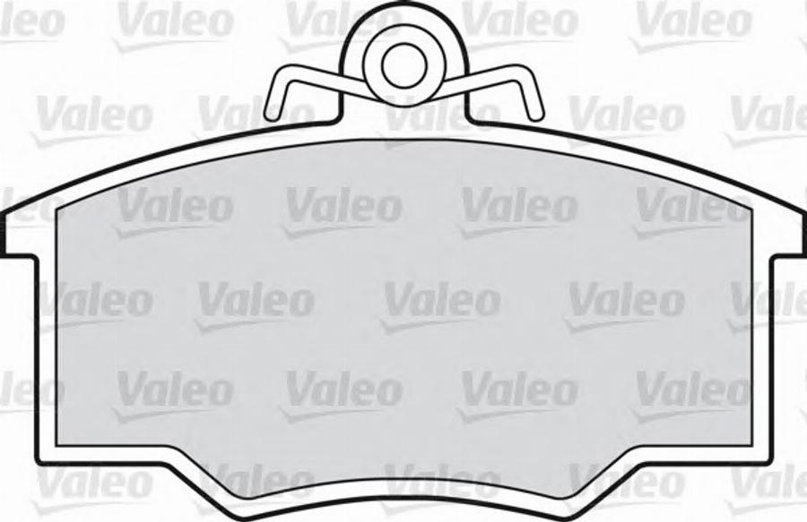 Valeo 551634 - Тормозные колодки, дисковые, комплект autosila-amz.com