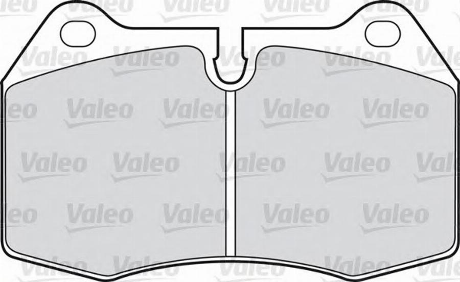 Valeo 551747 - Тормозные колодки, дисковые, комплект autosila-amz.com