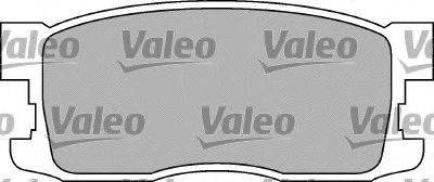 Valeo 551738 - Тормозные колодки, дисковые, комплект autosila-amz.com
