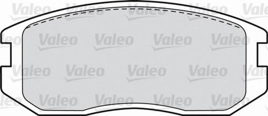 Valeo 551771 - Тормозные колодки, дисковые, комплект autosila-amz.com