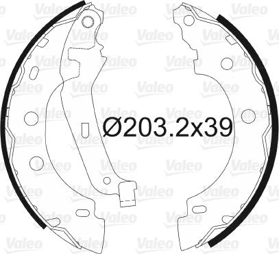 Valeo 562642 - Тормозные колодки, дисковые, комплект autosila-amz.com