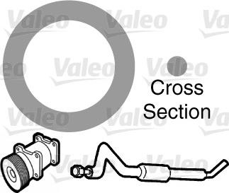 Valeo 509138 - Прокладка, трубопровод охлаждающей жидкости autosila-amz.com