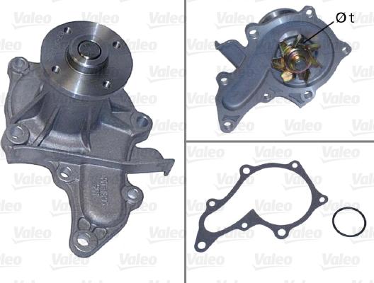 Valeo 506942 - Водяной насос autosila-amz.com