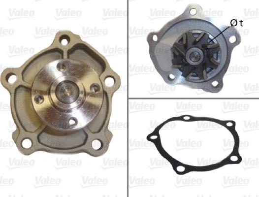 Valeo 506975 - Водяной насос autosila-amz.com