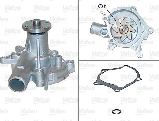 Valeo 506405 - Водяной насос autosila-amz.com