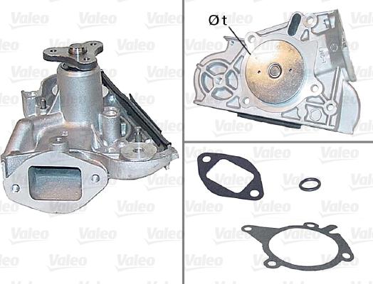 Valeo 506401 - Водяной насос autosila-amz.com