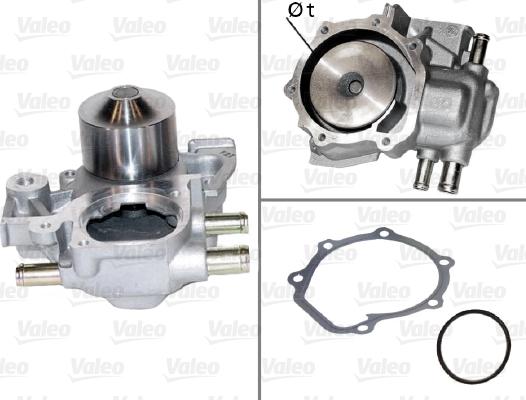 Valeo 506439 - Водяной насос autosila-amz.com