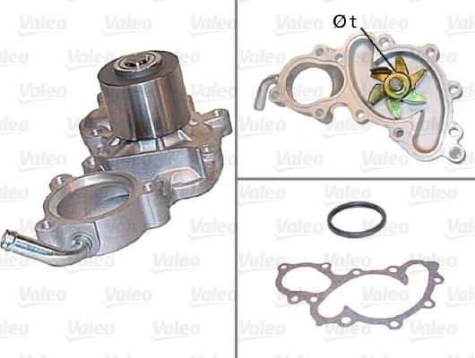 Valeo 506470 - Водяной насос autosila-amz.com