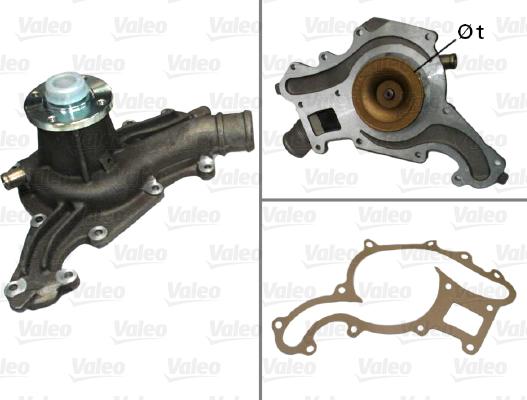 Valeo 506471 - Водяной насос autosila-amz.com