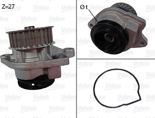 Valeo 506577 - Водяной насос autosila-amz.com