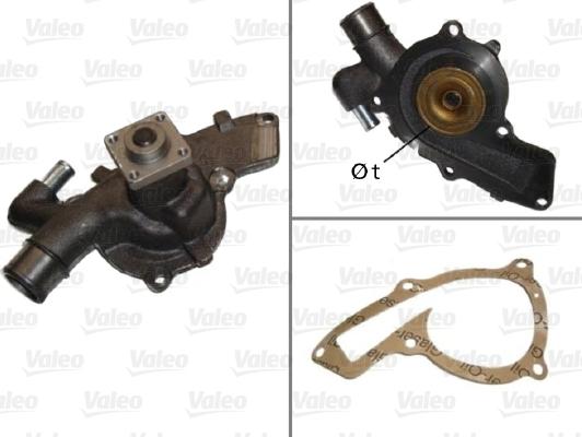 Valeo 506642 - Водяной насос autosila-amz.com