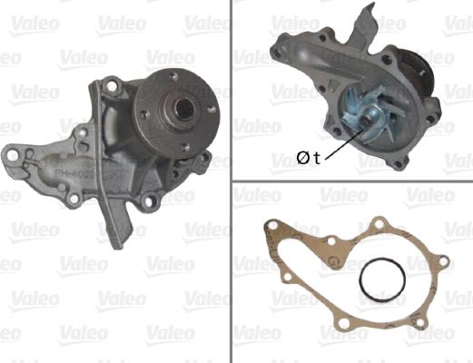 Valeo 506653 - Водяной насос autosila-amz.com