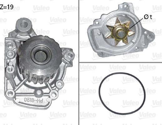 Valeo 506661 - Водяной насос autosila-amz.com