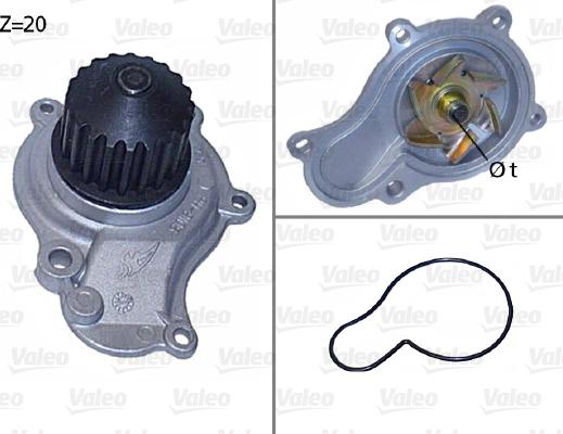 Valeo 506605 - Водяной насос autosila-amz.com