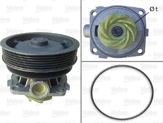 Valeo 506670 - Водяной насос autosila-amz.com