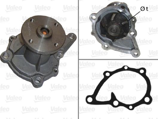 Valeo 506091 - Водяной насос autosila-amz.com