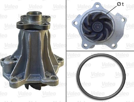 Valeo 506047 - Водяной насос autosila-amz.com