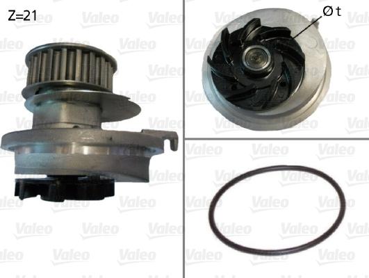 Valeo 506005 - Водяной насос autosila-amz.com