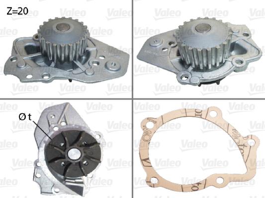 Valeo 506014 - Водяной насос autosila-amz.com