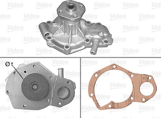 Valeo 506074 - Водяной насос autosila-amz.com