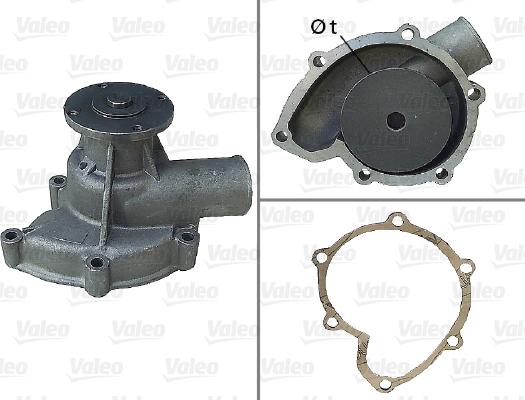 Valeo 506070 - Водяной насос autosila-amz.com