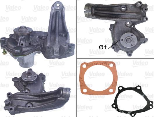 Valeo 506144 - Помпа водяная Fiat Uno autosila-amz.com