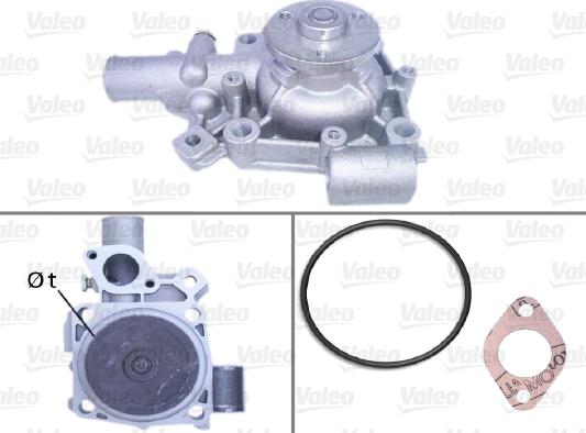 Valeo 506106 - Водяной насос autosila-amz.com