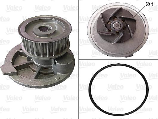 Valeo 506856 - Водяной насос autosila-amz.com