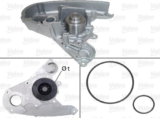 Valeo 506864 - Водяной насос autosila-amz.com