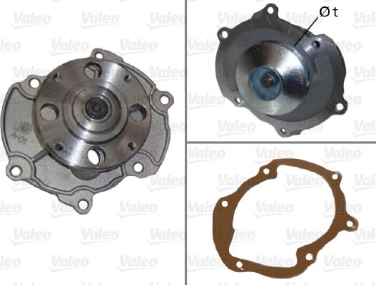 Valeo 506866 - Водяной насос autosila-amz.com