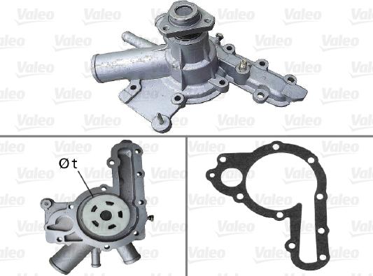 Valeo 506861 - Водяной насос autosila-amz.com