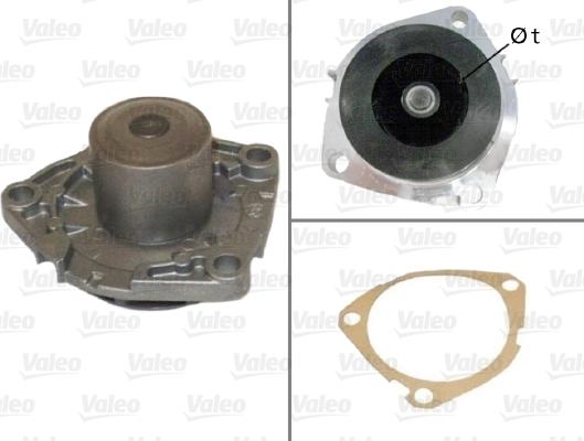 Valeo 506808 - Водяной насос autosila-amz.com