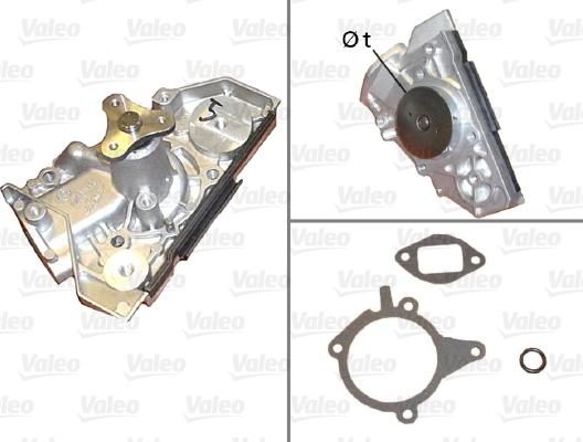 Valeo 506817 - Водяной насос autosila-amz.com