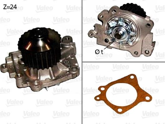 Valeo 506835 - Водяной насос autosila-amz.com