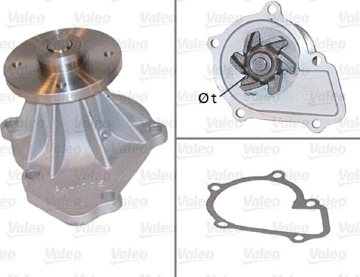 Valeo 506836 - Водяной насос autosila-amz.com