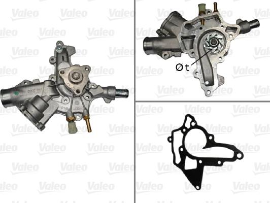 Valeo 506838 - Водяной насос autosila-amz.com