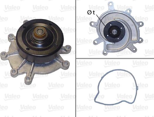 Valeo 506823 - Водяной насос autosila-amz.com