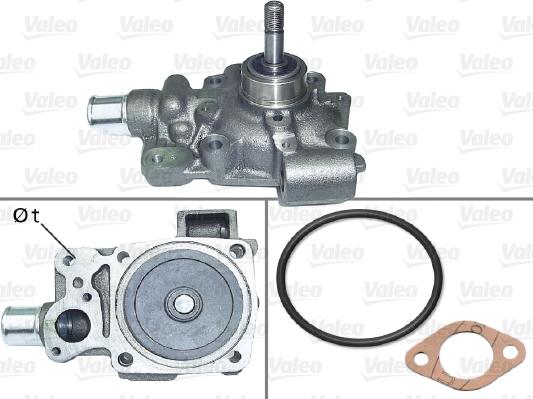 Valeo 506879 - Водяной насос autosila-amz.com