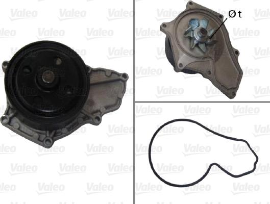 Valeo 506878 - Водяной насос autosila-amz.com