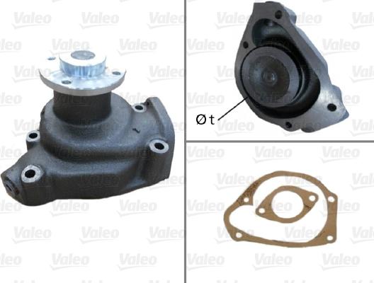 Valeo 506358 - Водяной насос autosila-amz.com