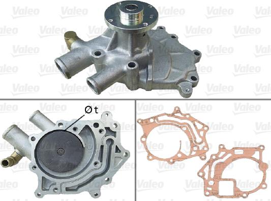 Valeo 506357 - Водяной насос autosila-amz.com