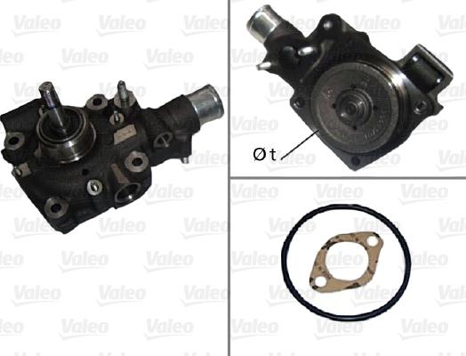 Valeo 506304 - Водяной насос autosila-amz.com